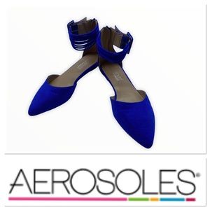 Aerosoles Martha Stewart blue ballet flats